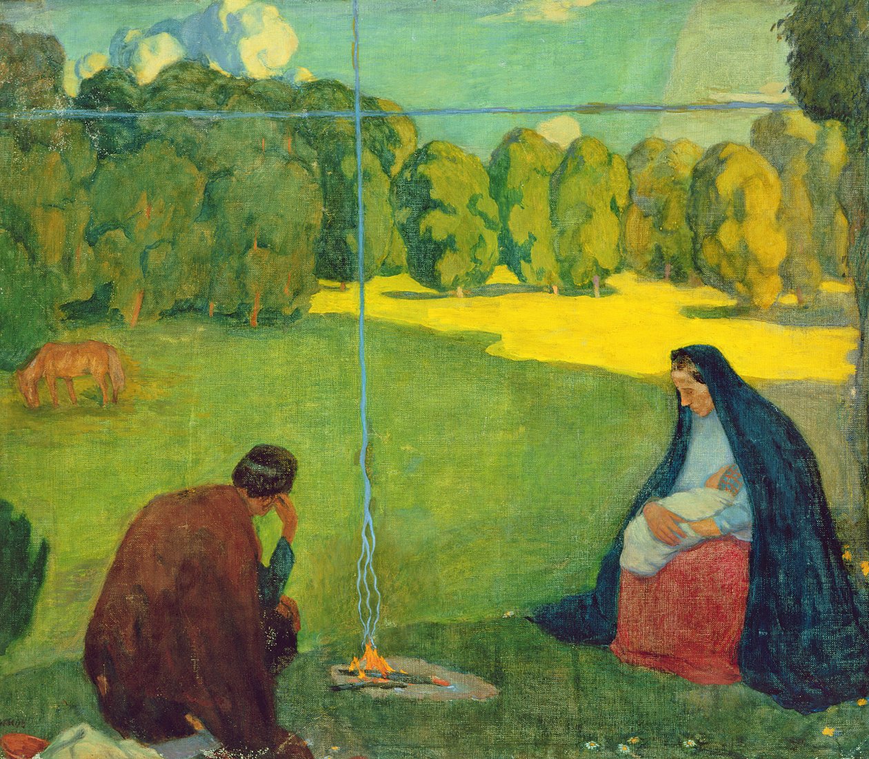 बाकी यात्रा के दौरान, c.1905 द्वारा कृत्जन राउड