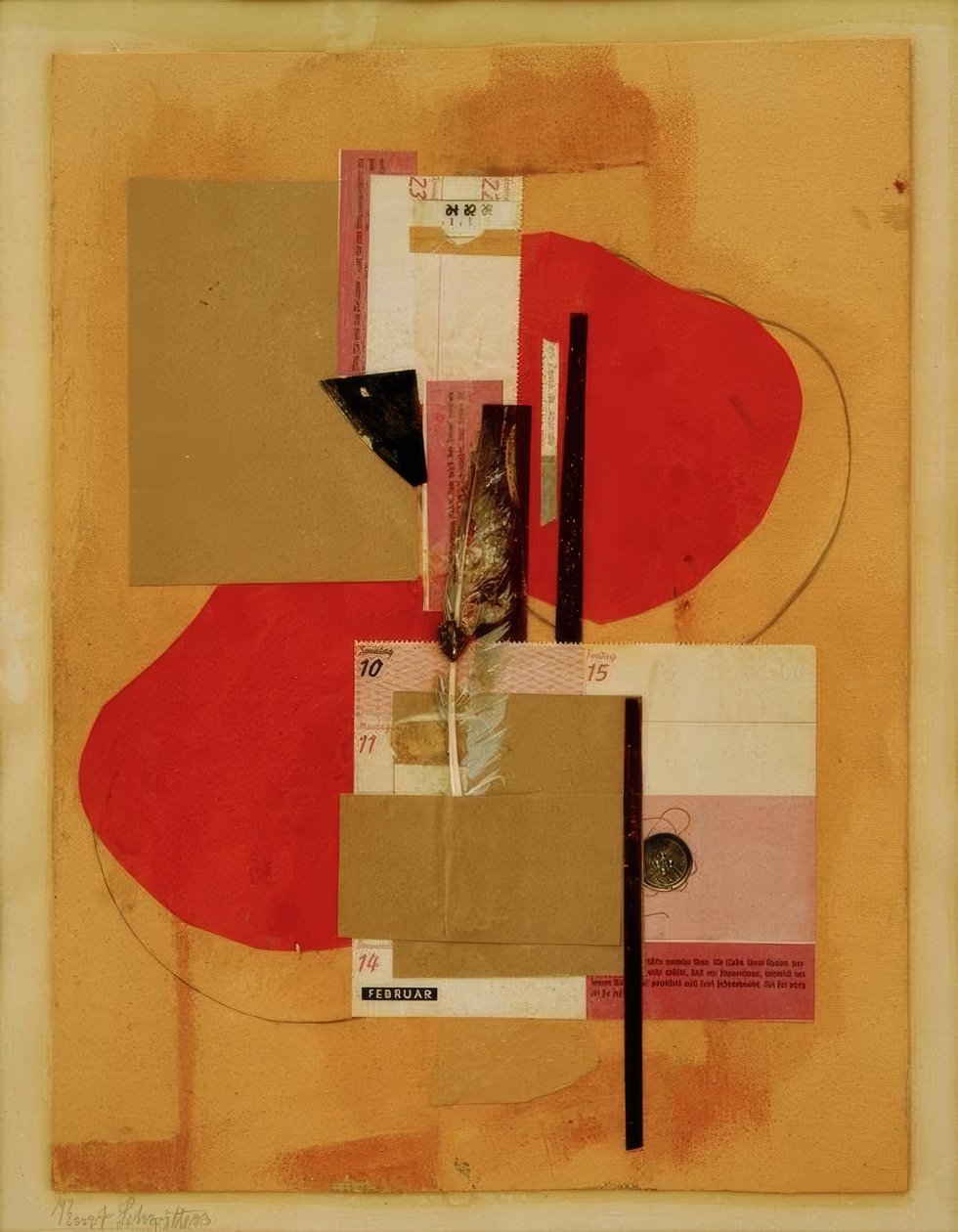 2 लाल धब्बे द्वारा कर्ट Schwitters