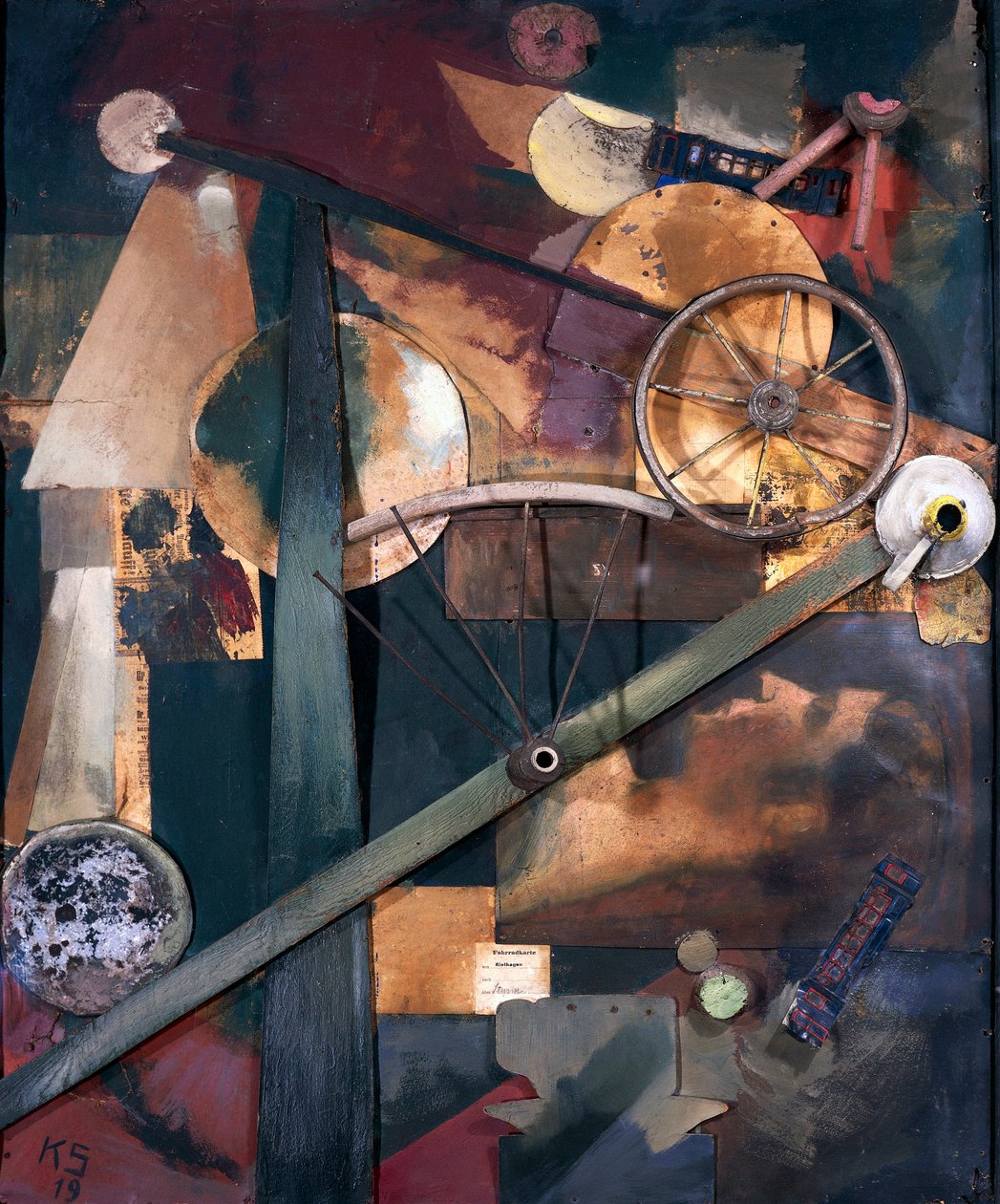"रचना डालना डेम्स" (महिलाओं के लिए निर्माण महान) द्वारा कर्ट Schwitters
