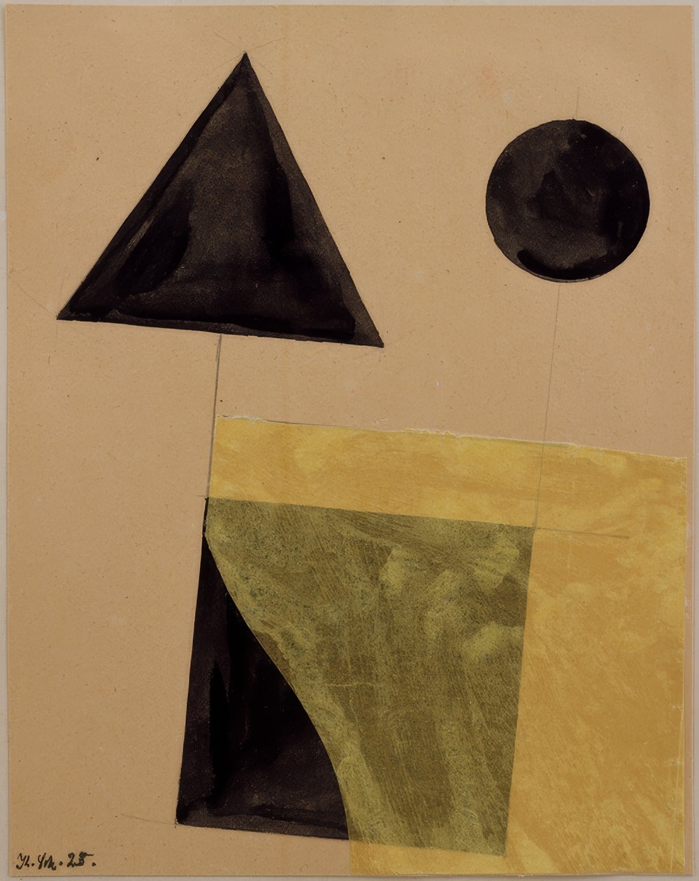 त्रिकोण, वर्ग और कम्पास के साथ निर्माण द्वारा कर्ट Schwitters