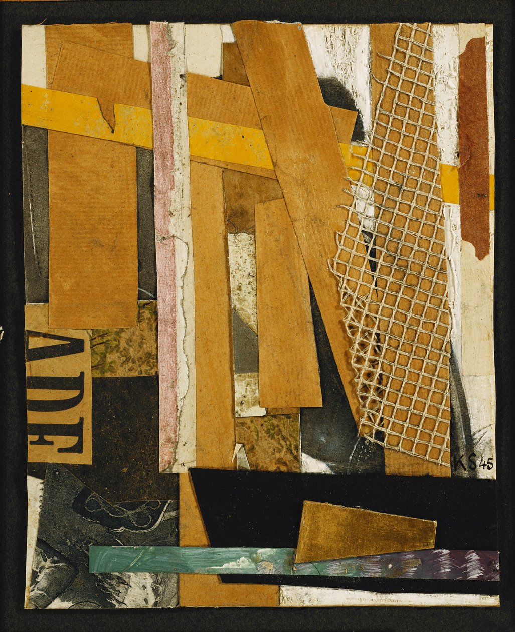 मर्ज चित्र; मेरज़बिल्ड, 1945 द्वारा कर्ट Schwitters
