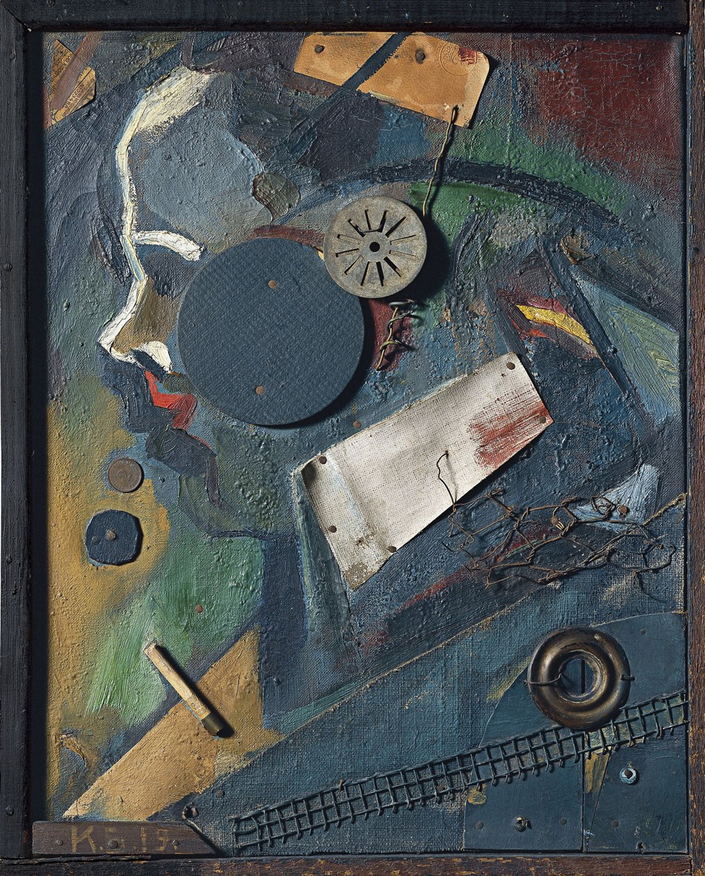 मर्ज़बिल्ड 1 ए द मनोचिकित्सक, 1919 द्वारा कर्ट Schwitters
