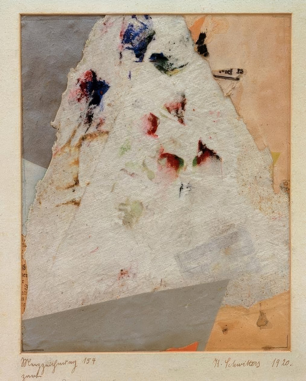 मर्ज ड्राइंग 154 निविदा द्वारा कर्ट Schwitters
