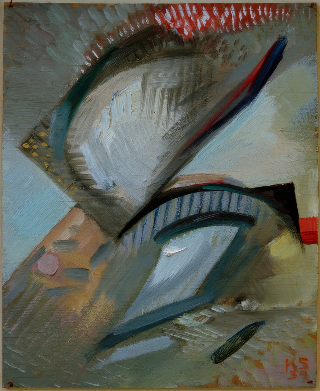 शीर्षकहीन (zig-zag) द्वारा कर्ट Schwitters