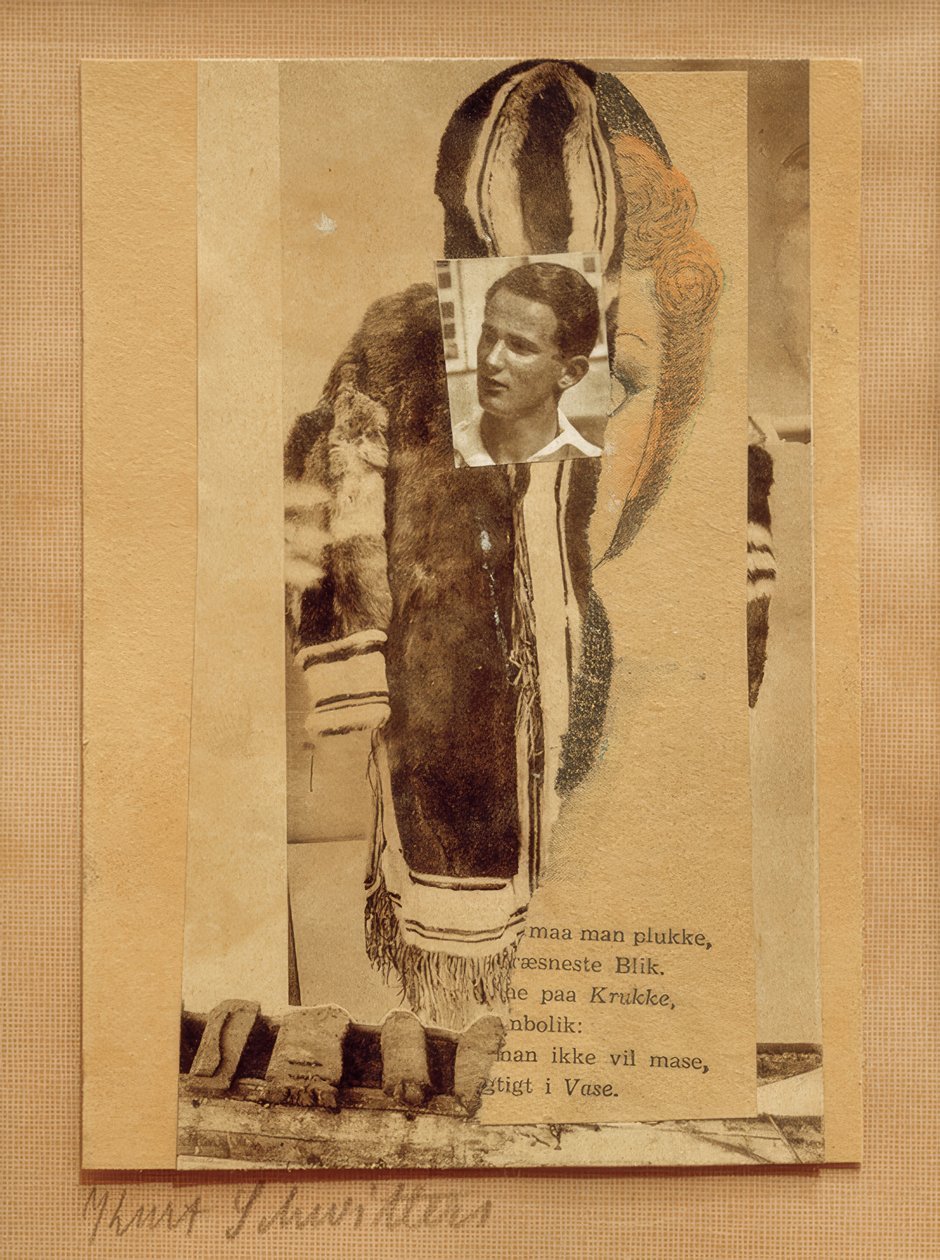 बिना शीर्षक (स्टूल पर) द्वारा कर्ट Schwitters