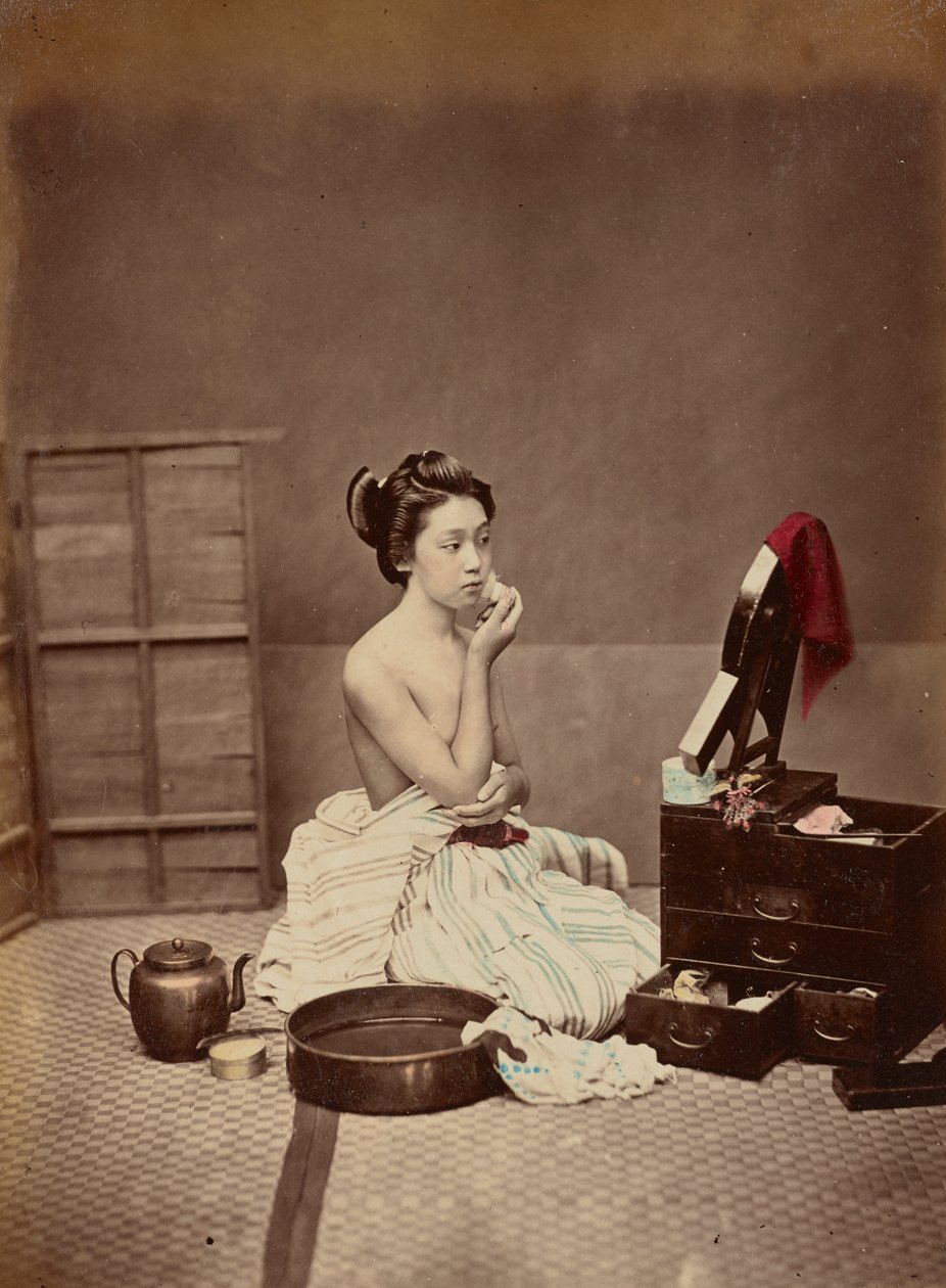 जापानी टॉयलेट, c.1880 द्वारा कुसाकाबे किम्बी
