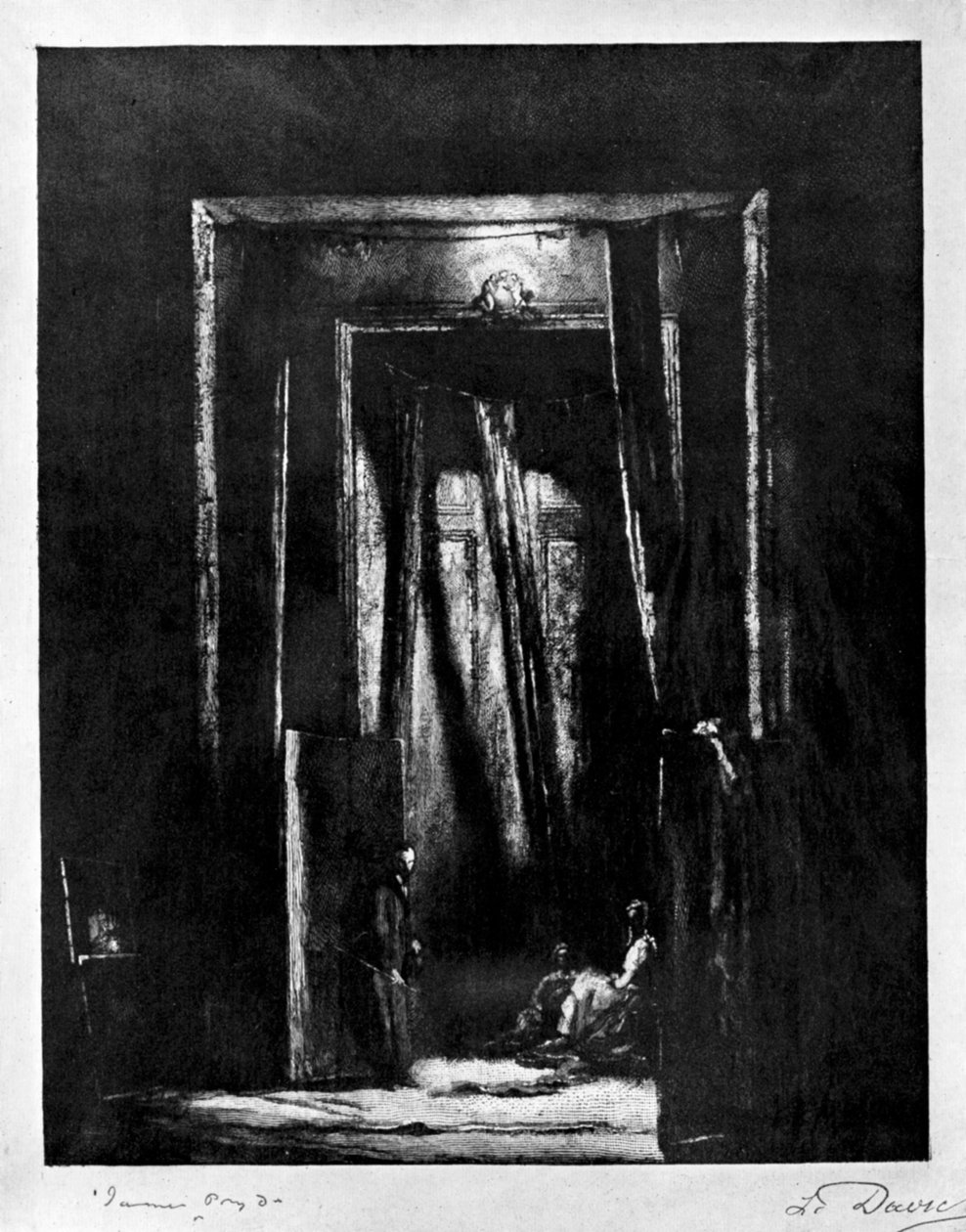 द सिनिस्टर इंटीरियर, 1930। द्वारा एल। डेविल
