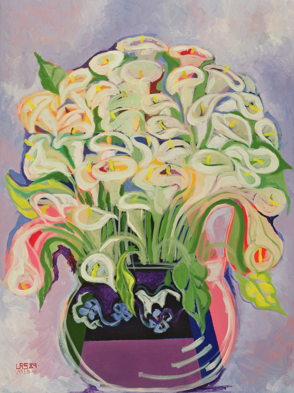 लिली, 1989 (कैनवास पर एक्रिलिक) द्वारा लैला शावा