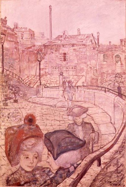 कोमो में रविवार दोपहर, 1911-12 द्वारा लाजोस गुलेसी