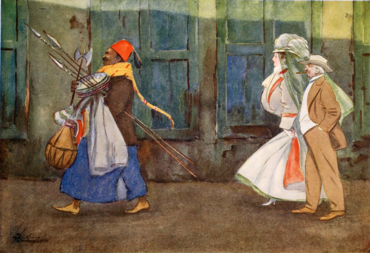 1908 के &39;द लाइट साइड ऑफ इजिप्ट&39; से बर्मिंघम के प्रस्तुतकर्ता द्वारा लांस ठाकरे