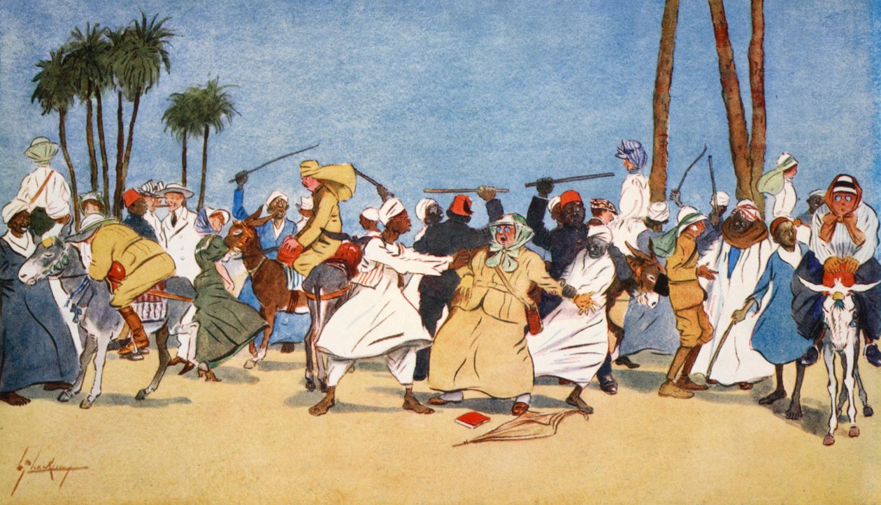 1908 के &39;द लाइट साइड ऑफ मिस्त्र&39; से नील की लड़ाई द्वारा लांस ठाकरे