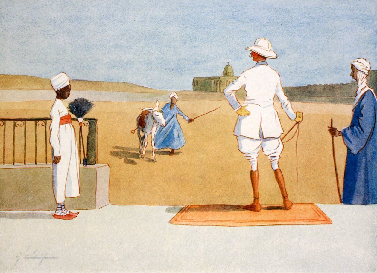 द डैंडी टूरिस्ट, 1908। द्वारा लांस ठाकरे
