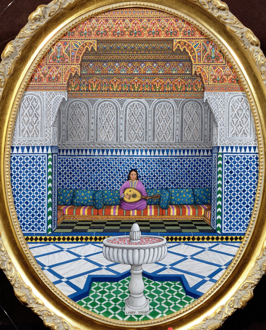 विस्मयादिबोधक, 1992 (कैनवास पर एक्रिलिक) द्वारा लैरी स्मार्ट