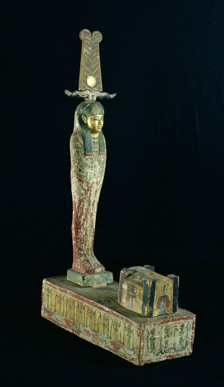 Ptah-Sokar-Osiris (चित्रित लकड़ी) की मजेदार प्रतिमा द्वारा देर से मिस्र