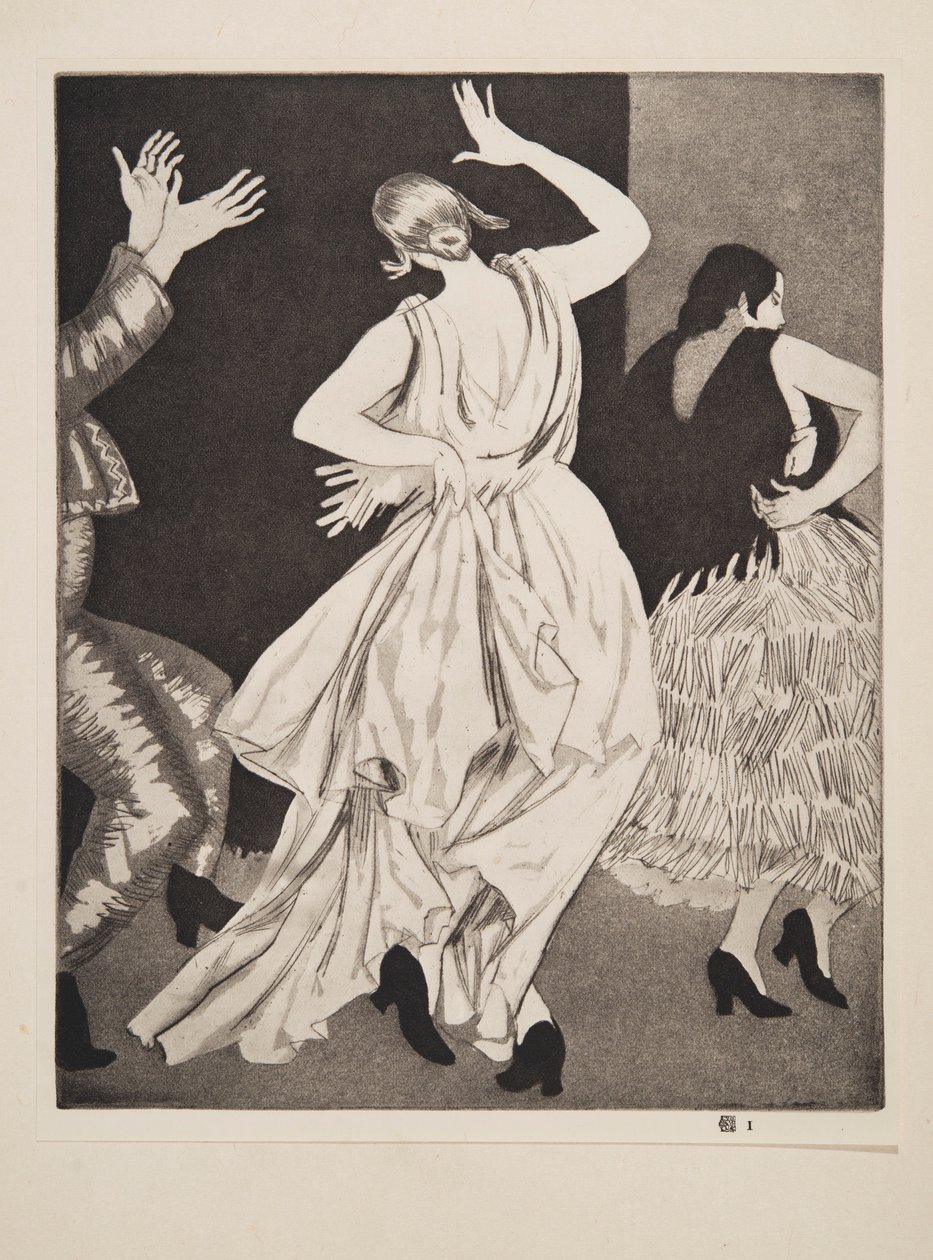 स्पेनिश डांसर नंबर 1, पब। 1923. द्वारा लौरा नाइट