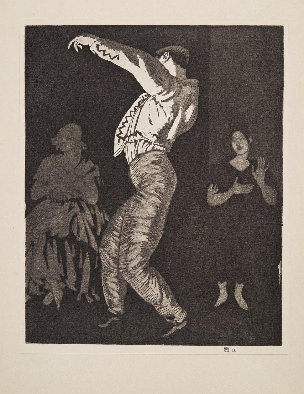 स्पेनिश डांसर नंबर II, पब। 1923. द्वारा लौरा नाइट