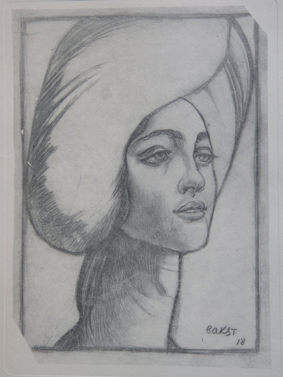 1918 के मैडम टी। का चित्रण द्वारा लियोन बक्स्तो