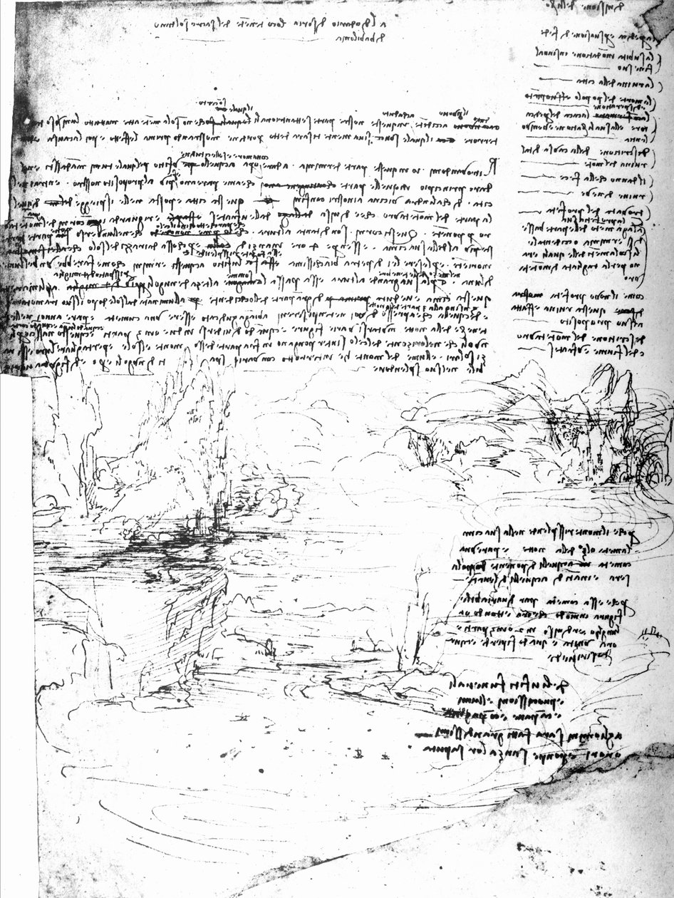 Fol.145v-a, Da Vinci की नोटबुक का पेज द्वारा लियोनार्डो दा विंची