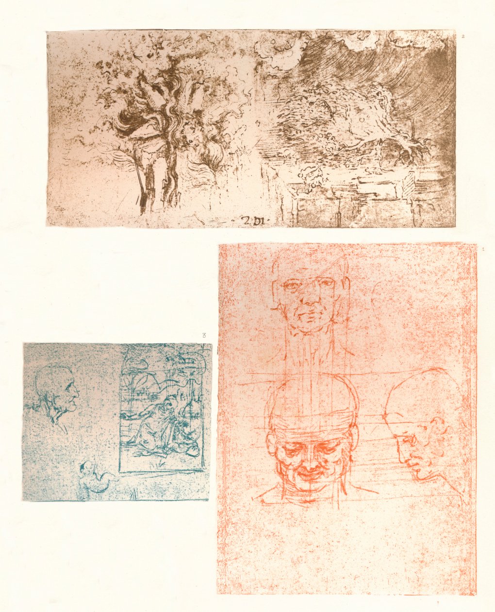 तीन चित्र, c1472-c1519 1883 द्वारा लियोनार्डो दा विंची