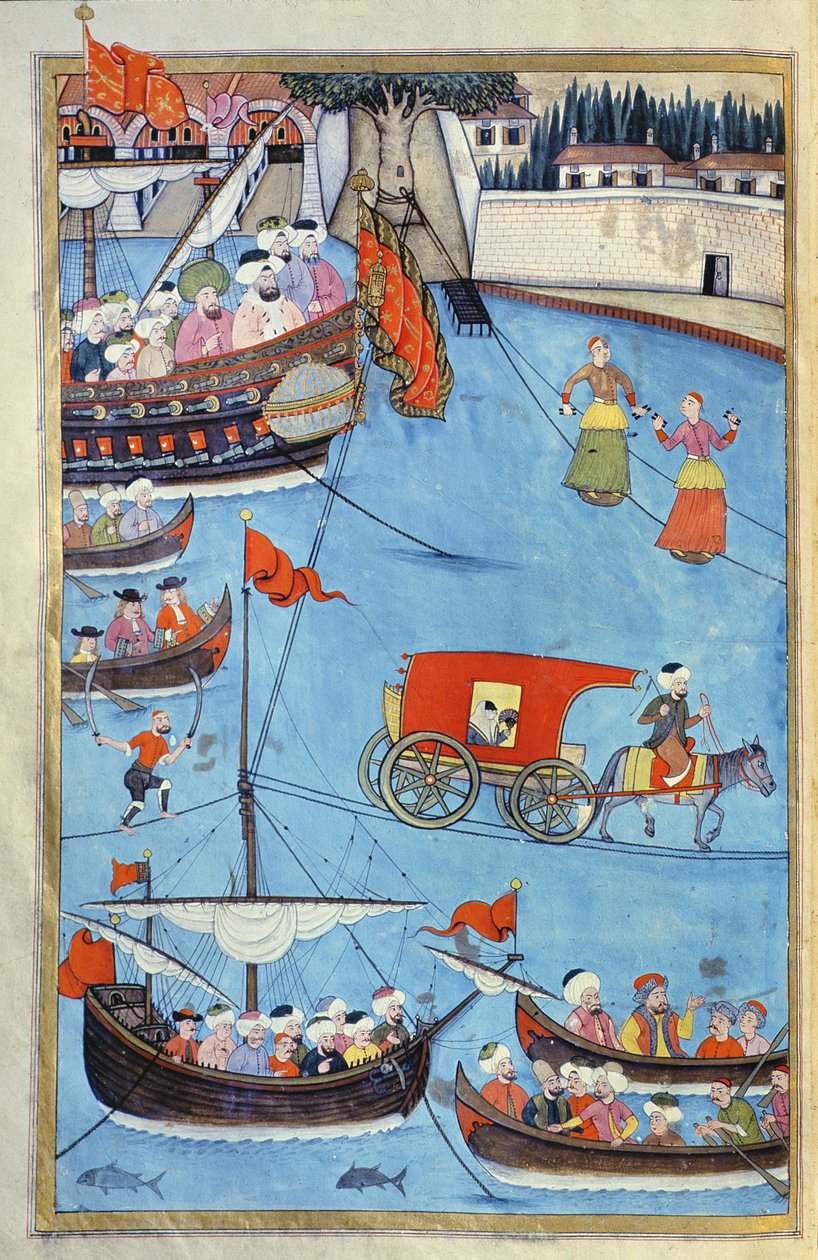 टीएसएम A.3593 सुल्तान अहमद III (1673-1736) से पहले व्हील्बी, सी.1720 द्वारा &39;उपनाम&39; से द्वारा Levni