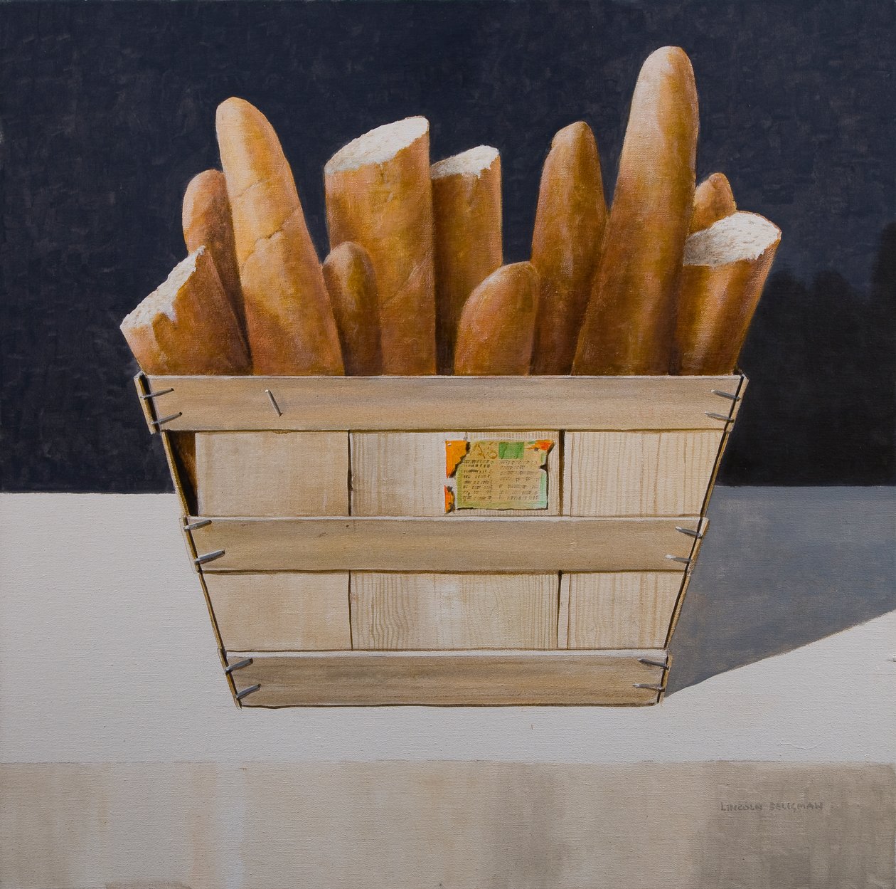 Baguettes, 2010 (कैनवास पर एक्रिलिक) द्वारा लिंकन सेलिगमैन