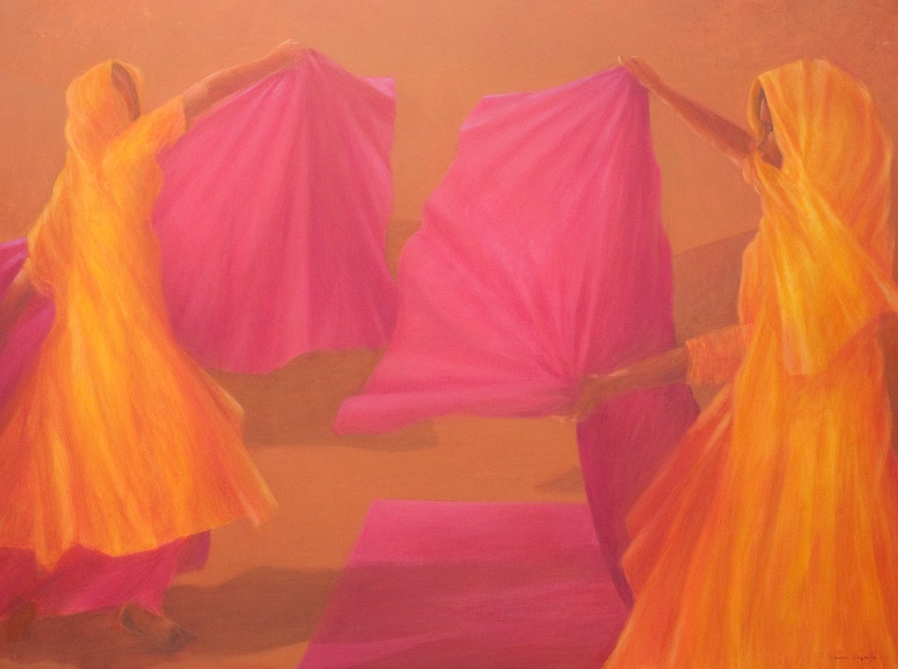 तह सरिस, 2010 (कैनवास पर एक्रिलिक) द्वारा लिंकन सेलिगमैन