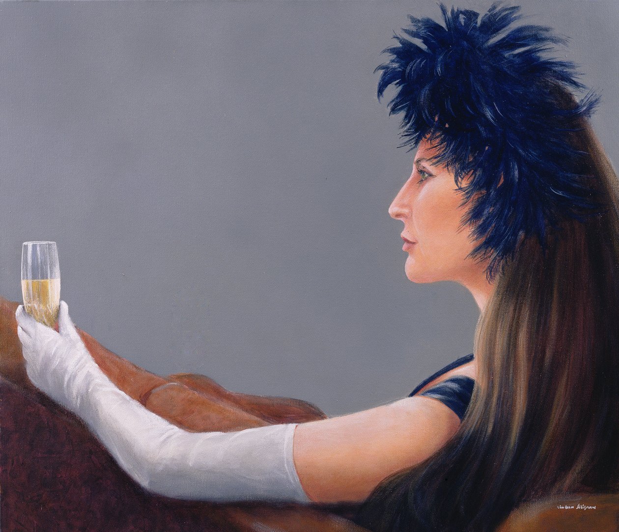 आइकन, 2005 (एक्रिलिक) द्वारा लिंकन सेलिगमैन