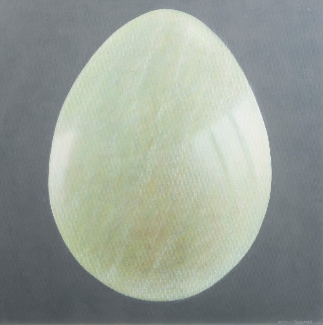 जेड एग, 2012 (कैनवास पर एक्रिलिक) द्वारा लिंकन सेलिगमैन