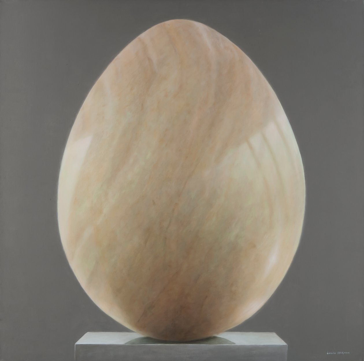 जेड एग, 2012 (कैनवास पर एक्रिलिक) द्वारा लिंकन सेलिगमैन