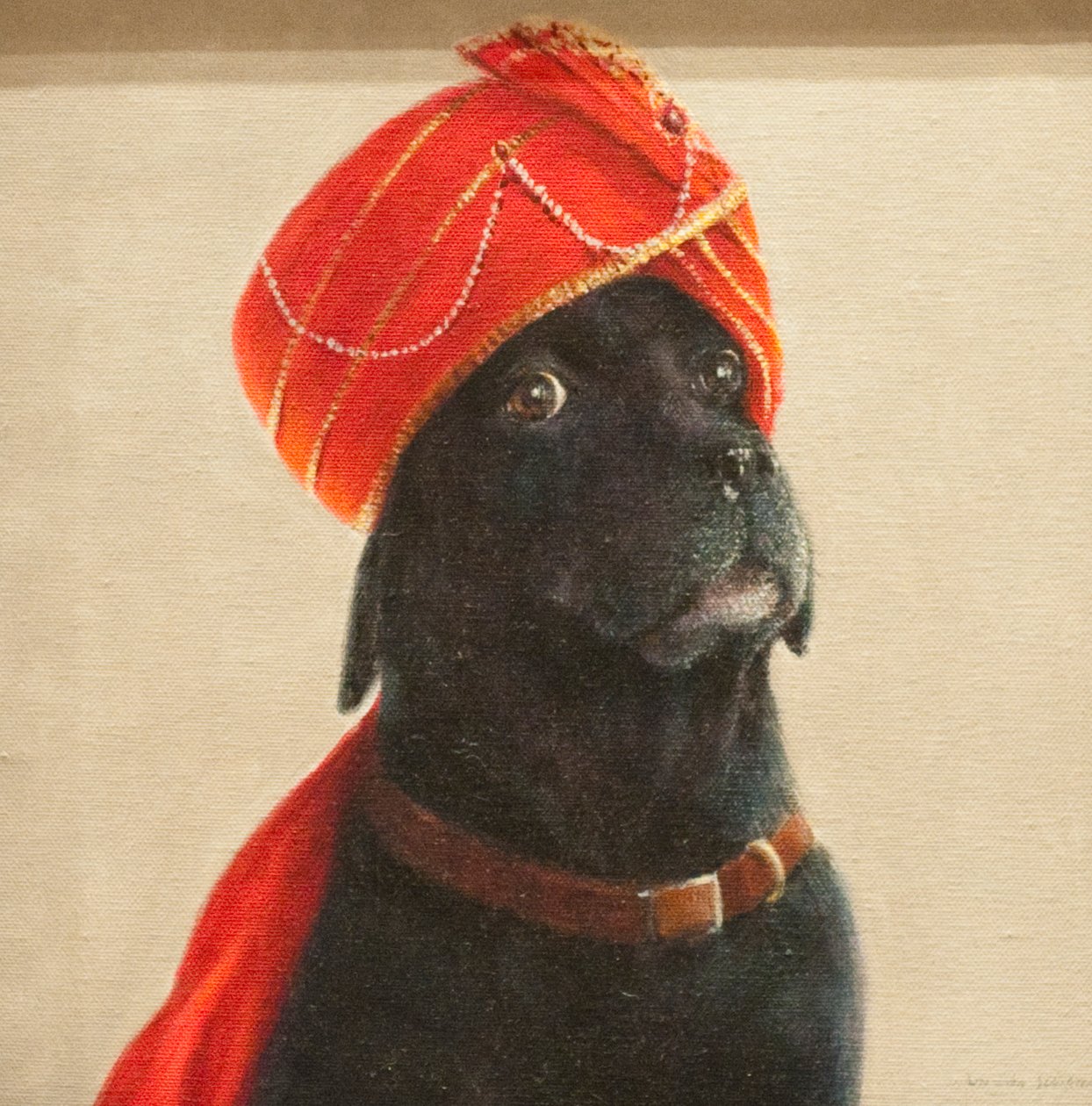अनिच्छुक महाराजा, 2010 (कैनवास पर एक्रिलिक) द्वारा लिंकन सेलिगमैन