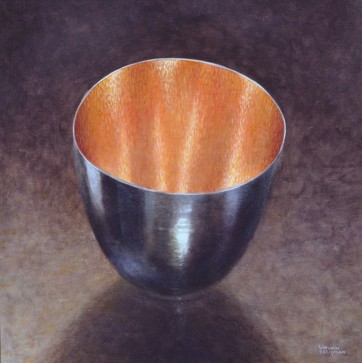 स्टील बाउल, 2005 (एक्रिलिक) द्वारा लिंकन सेलिगमैन