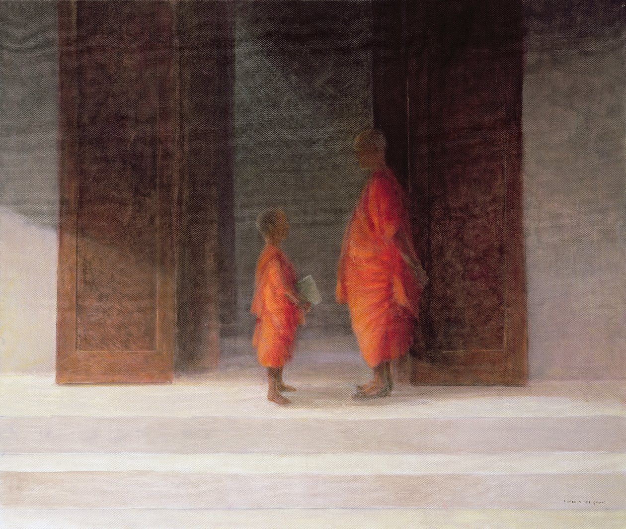 शिक्षक, 2005 (कैनवास पर एक्रिलिक) द्वारा लिंकन सेलिगमैन