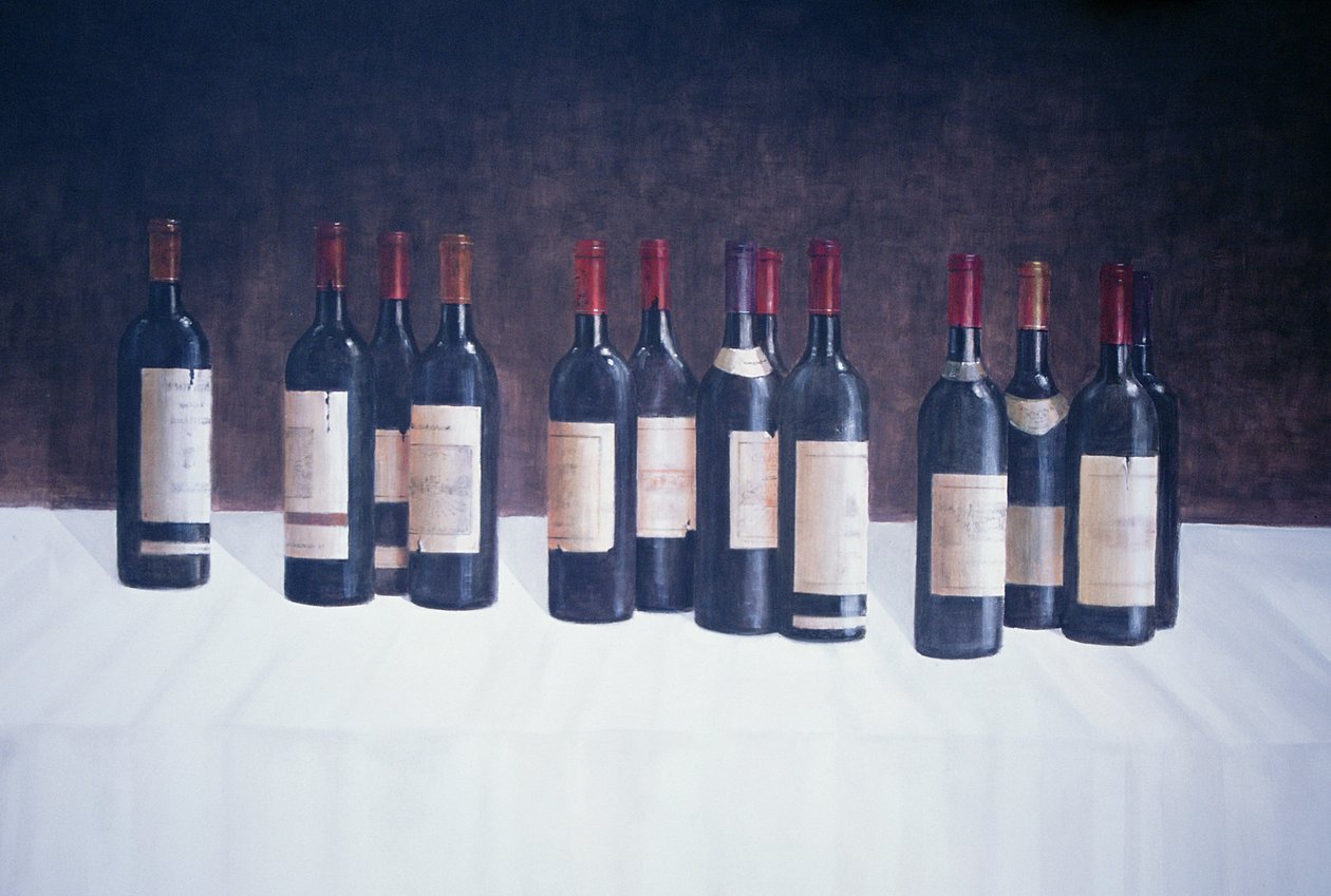 वाइनस्केप, रेड, 2003 (कैनवास पर एक्रिलिक) द्वारा लिंकन सेलिगमैन