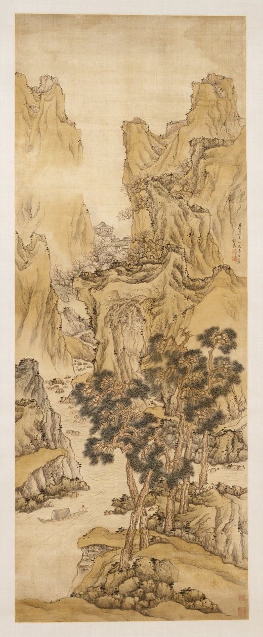 पीच ब्लॉसम स्प्रिंग, 1650। द्वारा लियू आप
