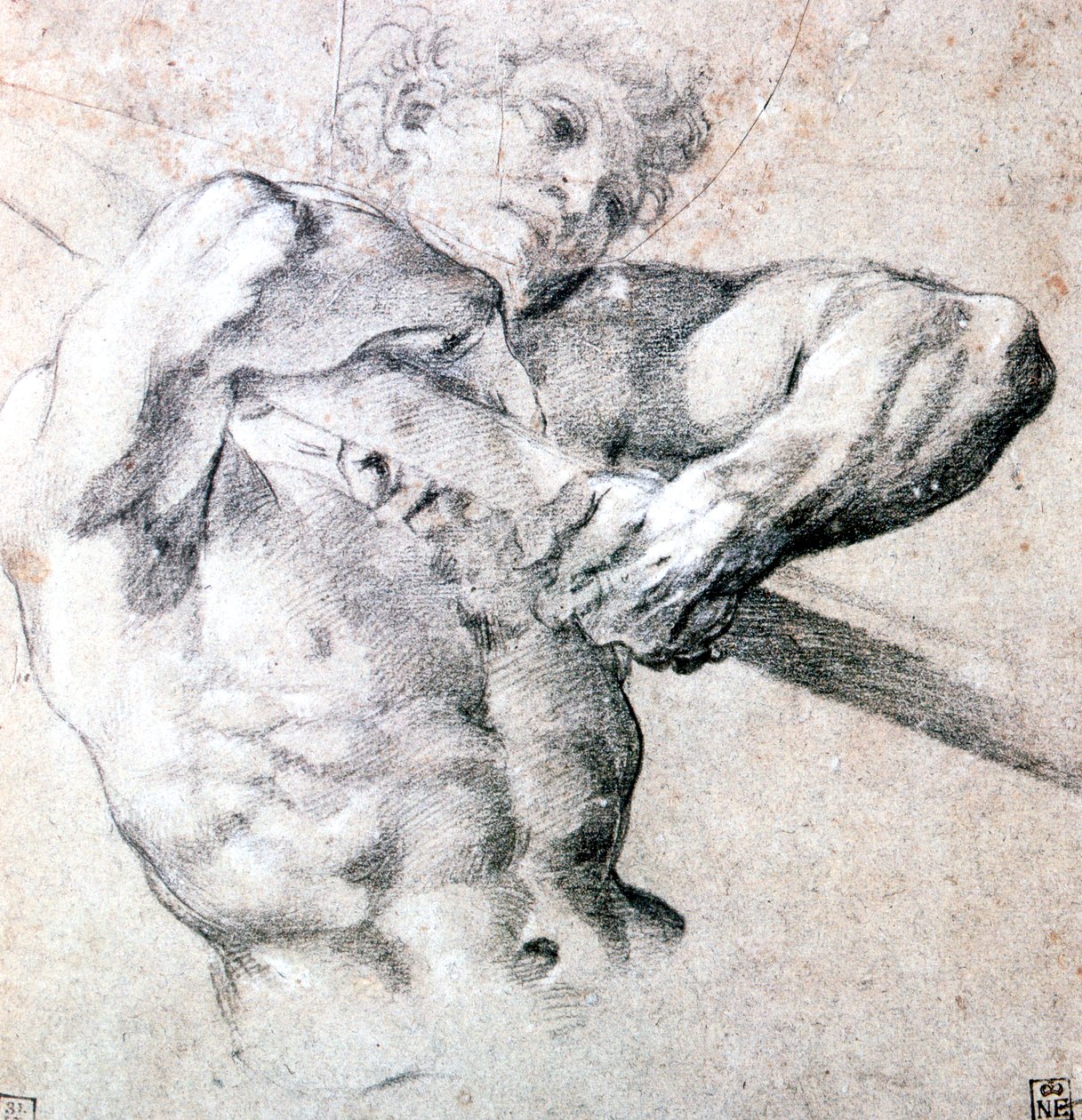 एक चित्र का अध्ययन, c1575-1619 द्वारा Lodovico Carracci