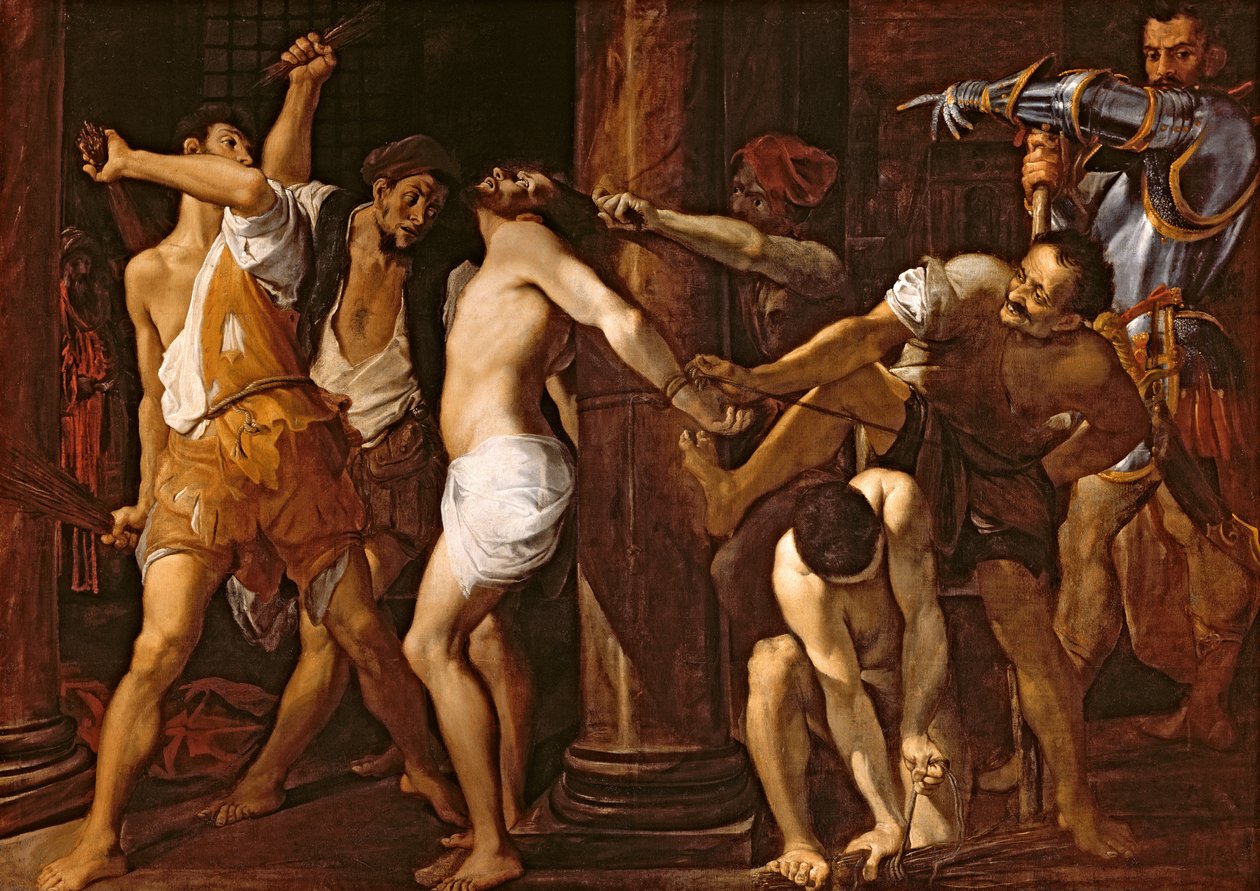 1586-87 ईसा मसीह का ध्वजवाहक द्वारा Lodovico Carracci