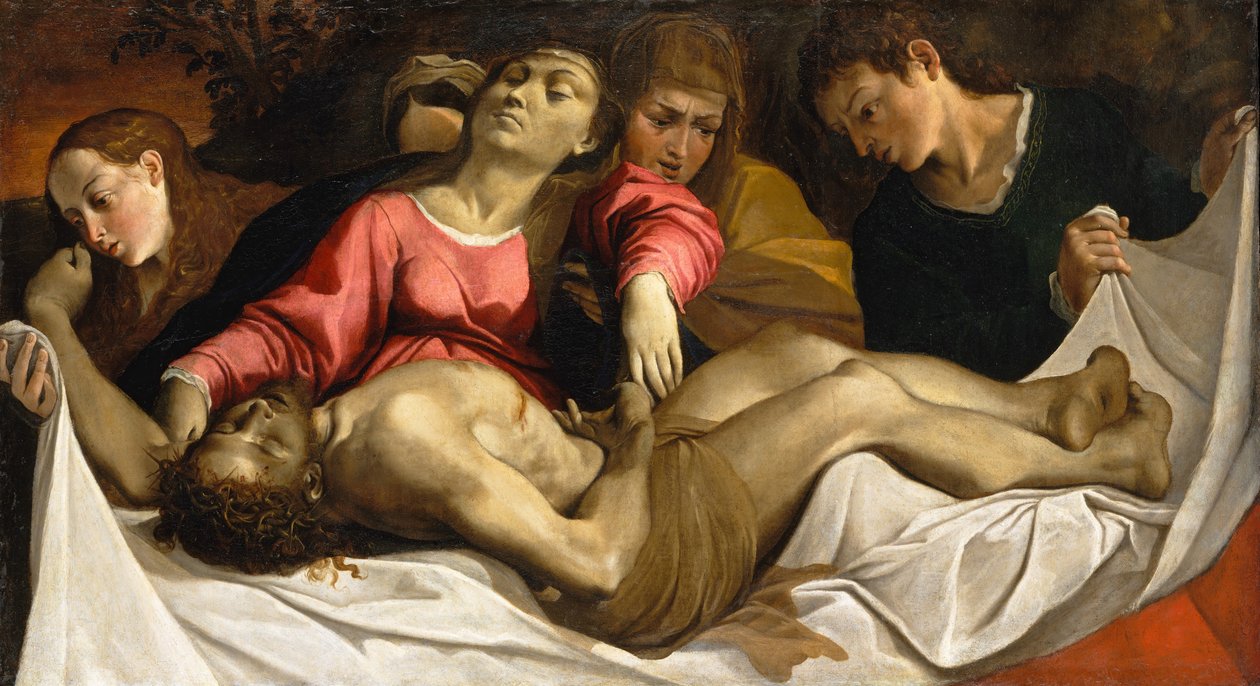 विलाप, सीए। 1582. द्वारा Lodovico Carracci