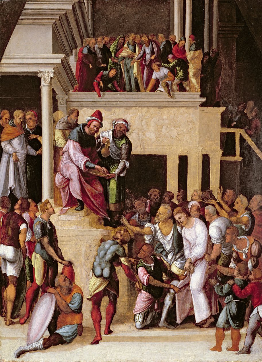 पाइलेट से पहले क्राइस्ट, सी। 1530 द्वारा Lodovico Mazzolino