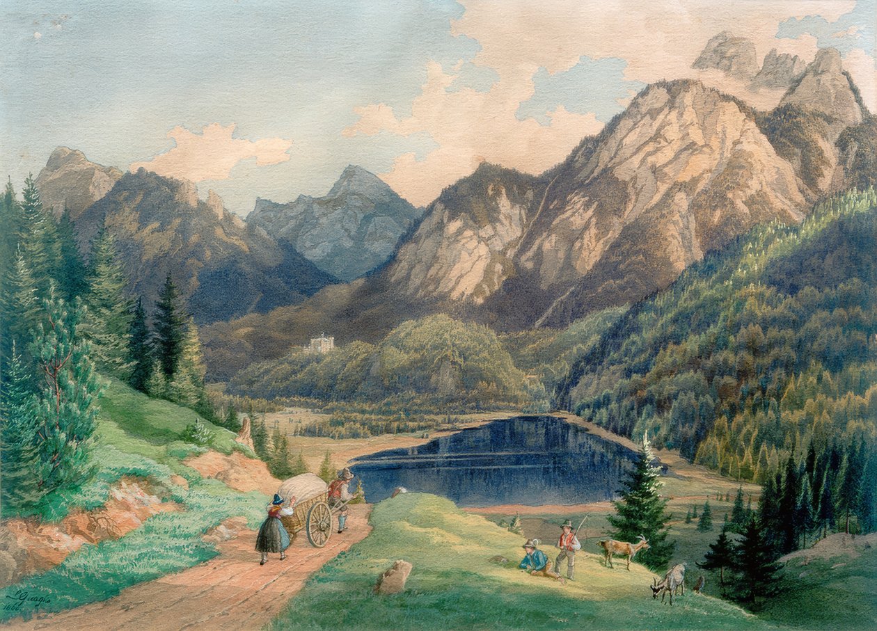 Füssen . के पास श्वानसी द्वारा लोरेंजो क्वाग्लियो