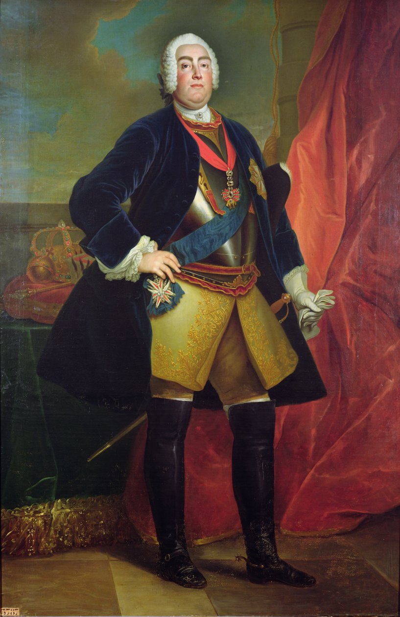 फ्रेडरिक ऑगस्टस II (1696-1763) सैक्सोनी का चुनाव द्वारा लुइस डी सिल्वेस्ट्रे