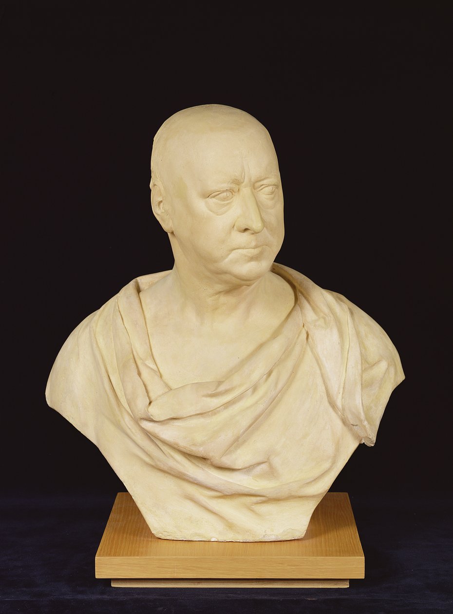 सर एंड्रयू फाउंटेन, c.1747 (प्लास्टर) द्वारा लुई फ्रैंकोइस रूबेलिएक