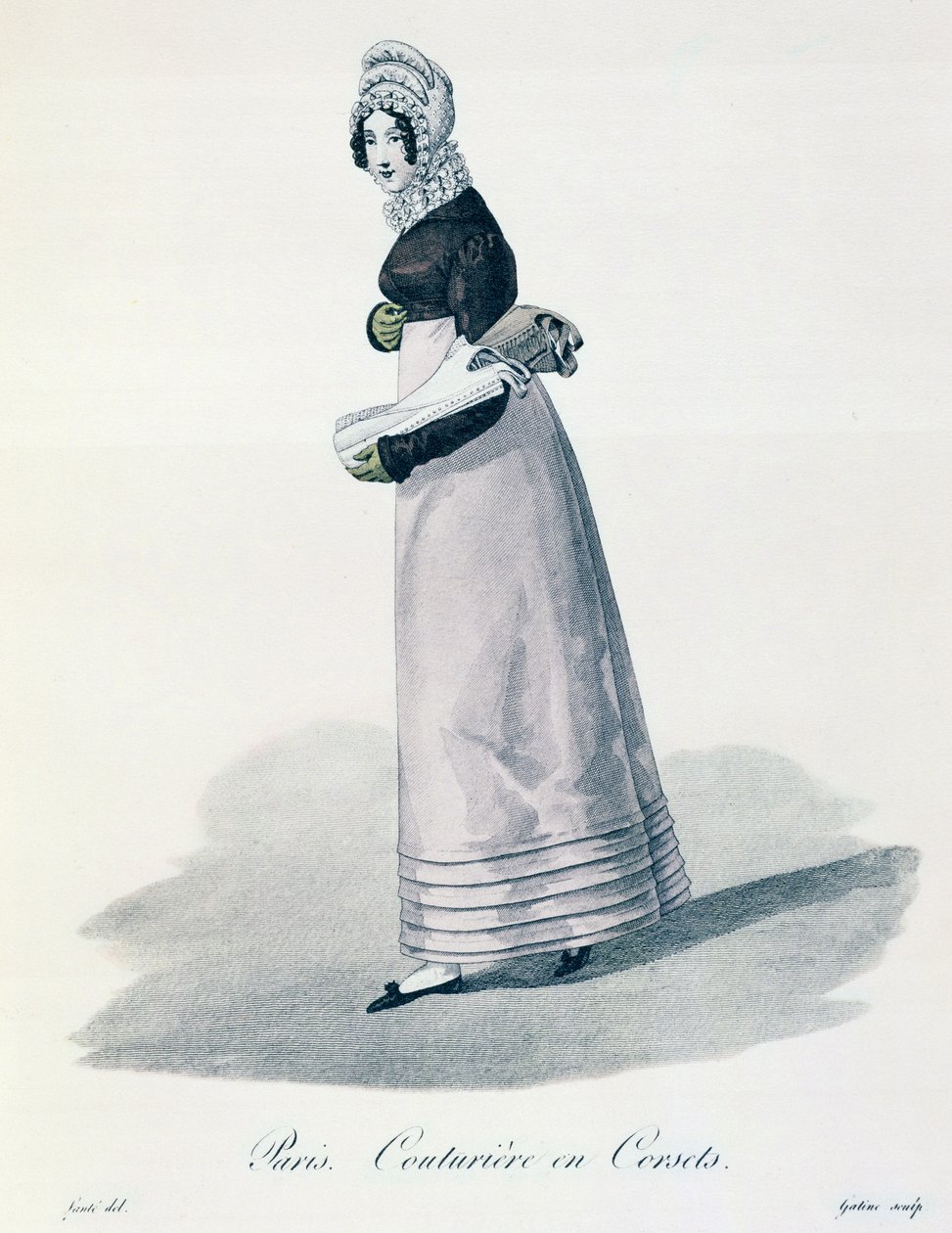 पेरिसियन कोर्सेट निर्माता, c.1830 द्वारा लुइस मैरी लांटे