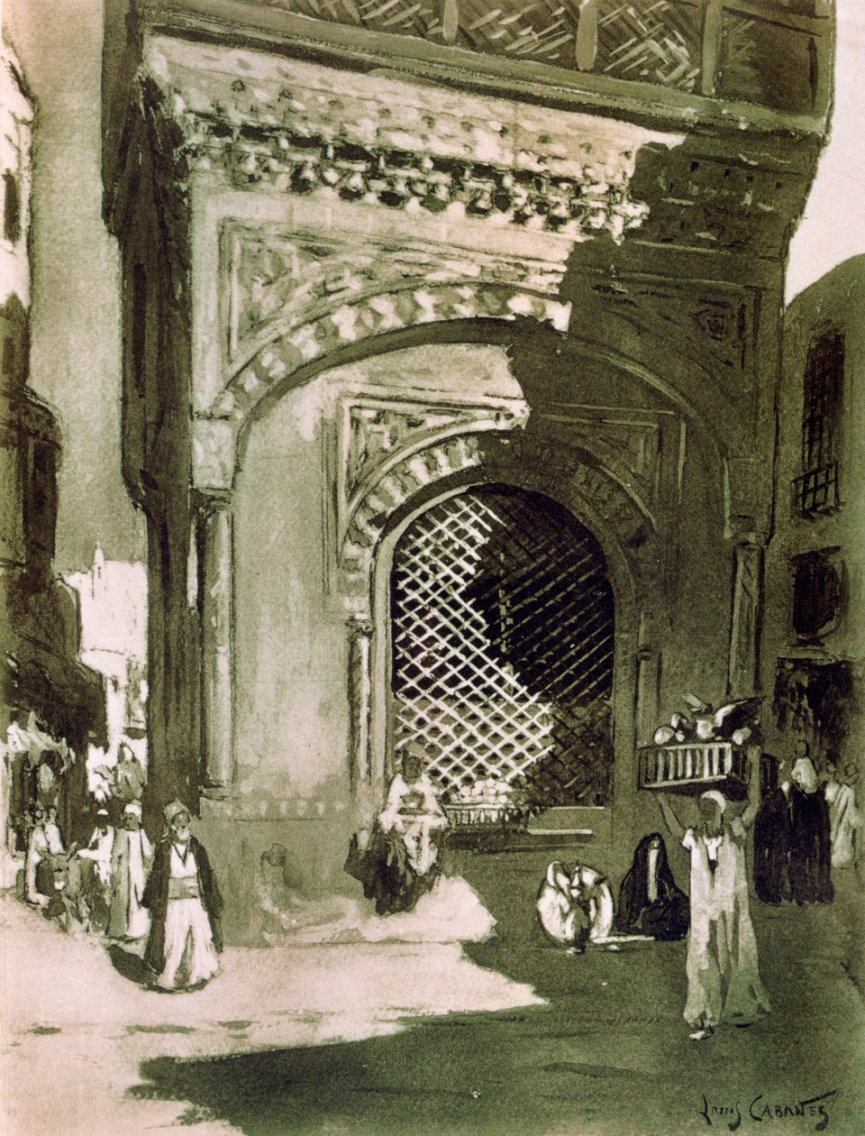 एल-सेबिल, काहिरा, मिस्र, 1928 द्वारा लुई कैबन्स