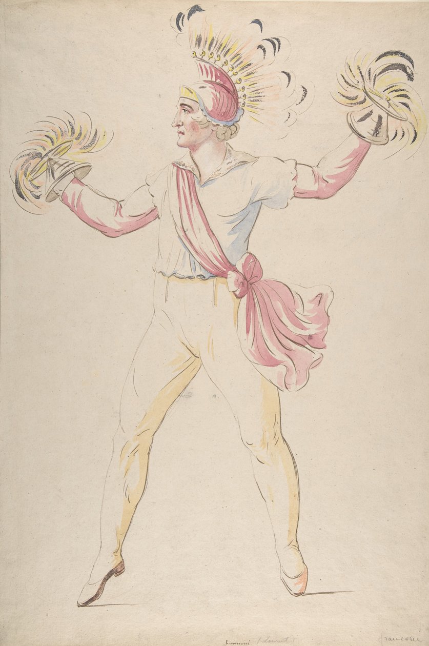 फ्रेंकोनी, ट्वर्लिंग फ्लेमिंग कोन्स, 1768-1810। द्वारा लुई डुक्रोसो