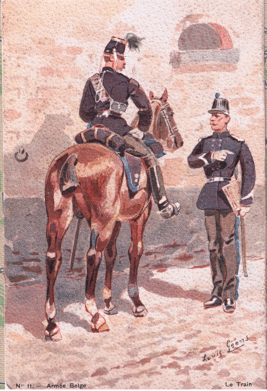 ला ट्रेन, पोस्टकार्ड, 1920 के दशक द्वारा लुई गेन्स