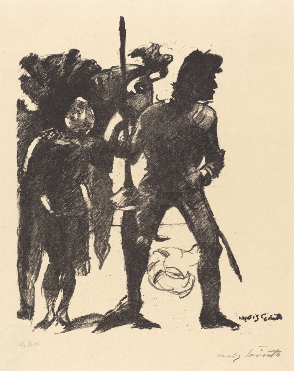 गोट्ज़ वॉन बर्लिचिंगन, 1920। द्वारा लोविस कोरिंथ
