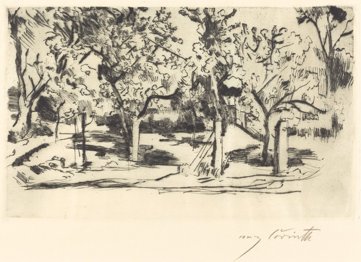 ऑर्चर्ड ऑर्चर्ड, 1918। द्वारा लोविस कोरिंथ
