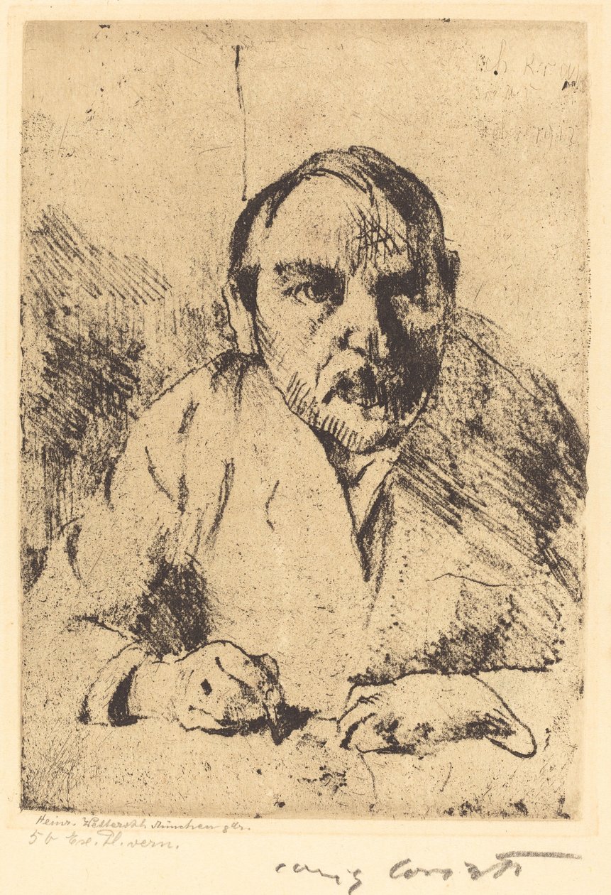 सेल्फ-पोर्ट्रेट, 1912। द्वारा लोविस कोरिंथ