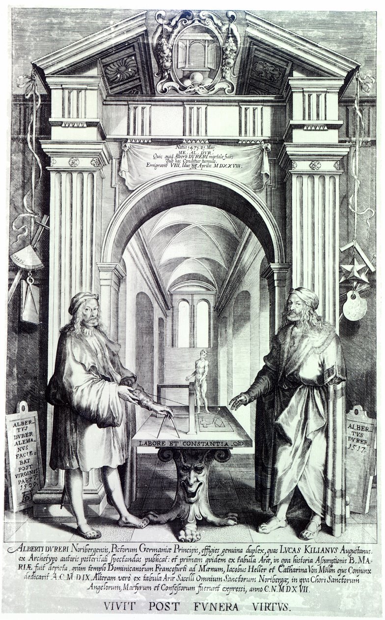 दारोगा को श्रद्धांजलि, c.1628 द्वारा लुकास किलियन