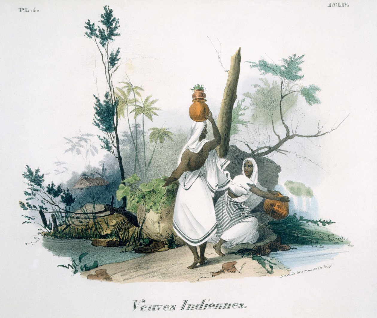 इंडियन विडो, 1827-35 द्वारा मुझे बर्नौफ